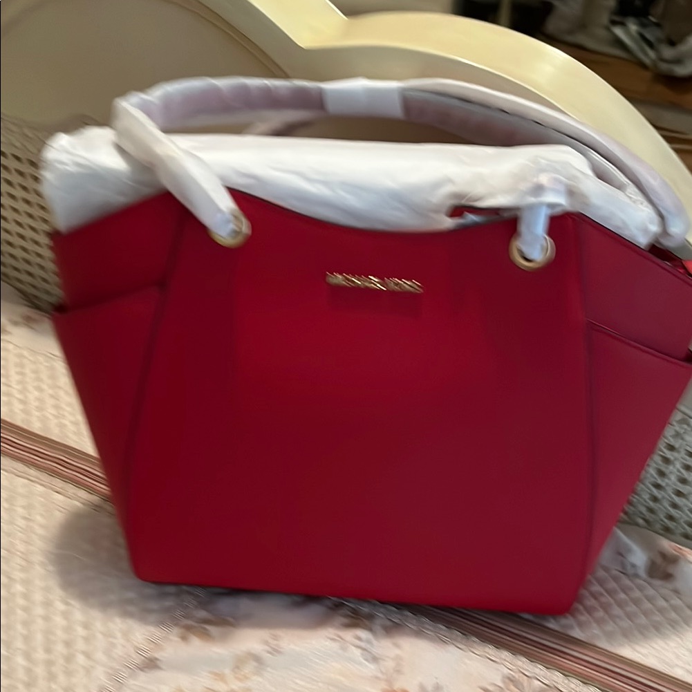 Michael Kors Red Shoulder Bag New With Tags And Original Wrappings